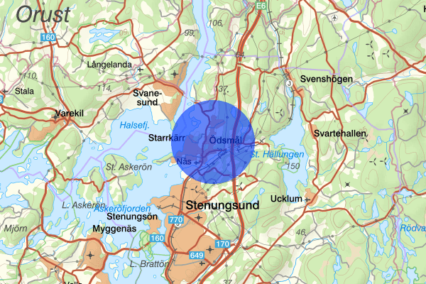 Ödsmål 03 januari 09.43, Trafikolycka, Stenungsund