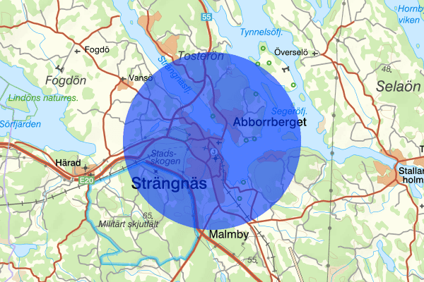 Strängnäs 03 januari 12.13, Trafikhinder, Strängnäs