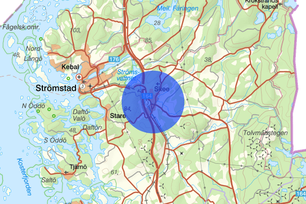Skee 03 januari 15.28, Trafikhinder, Strömstad