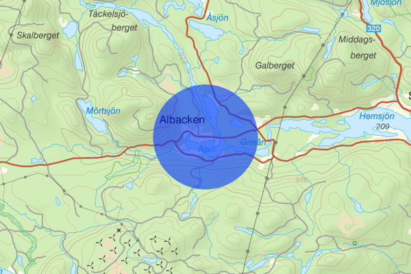 Albacken 04 januari 12.15, Brand, Bräcke