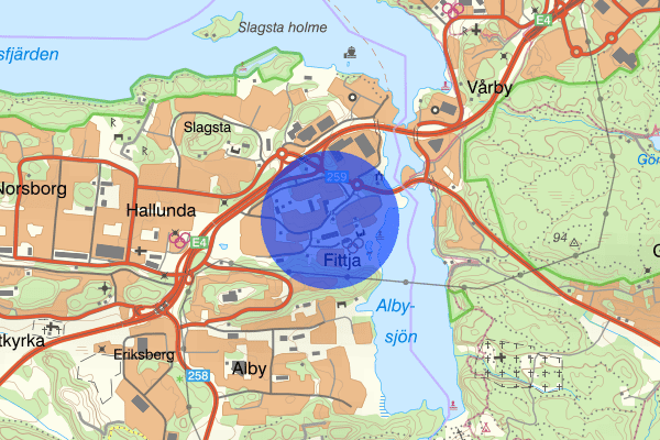 Fittja 05 januari 22.34, Skadegörelse, Botkyrka