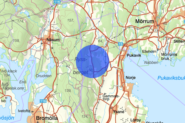 Agerum 07 januari 00.25, Brand, Sölvesborg