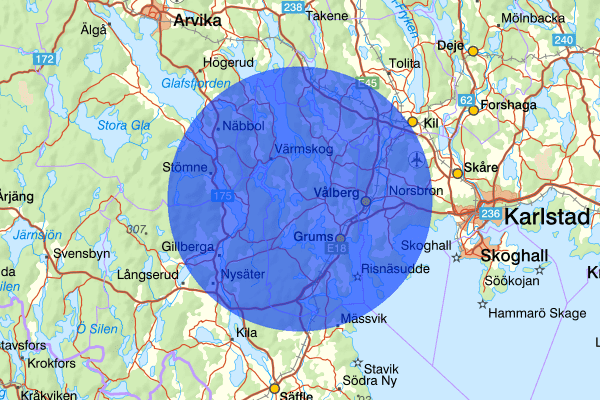  07 januari 06.57, Sammanfattning natt, Värmlands län