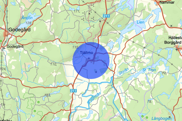 Tjällmo 07 januari 09.52, Trafikolycka, singel, Motala