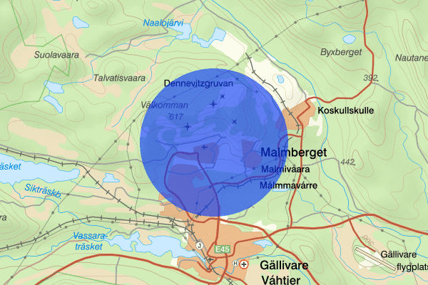 Malmberget 07 januari 18.16, Brand, Gällivare