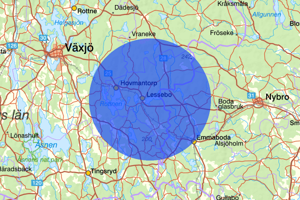  08 januari 14.04, Brand, Lessebo