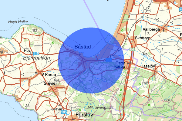 Båstad 08 januari 22.23, Rattfylleri, Båstad