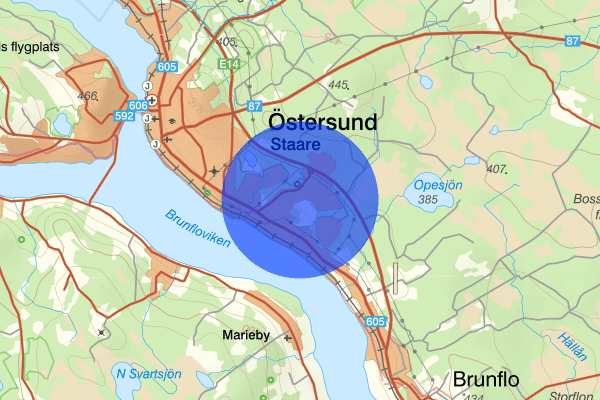 Torvalla 09 januari 15.57, Trafikolycka, Östersund