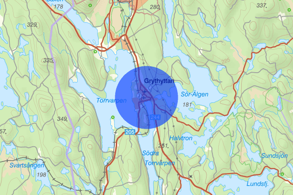 Grythyttan 09 januari 17.25, Narkotikabrott, Hällefors