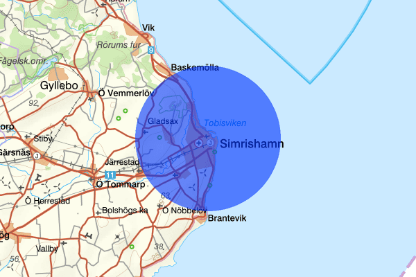 Simrishamn 10 januari 06.36, Misshandel, Simrishamn
