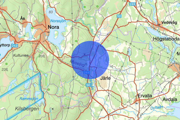 Norra Fingerboda 10 januari 13.35, Trafikolycka, Nora