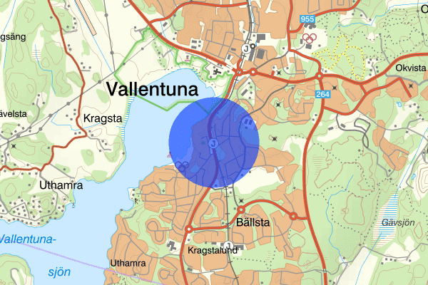 Bällsta 10 januari 15.27, Räddningsinsats, Vallentuna
