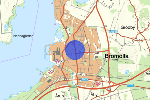 Villagatan 12 januari 09.36, Brand, Bromölla