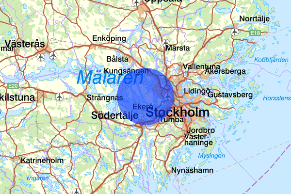  12 januari 17.34, Smällar, Ekerö