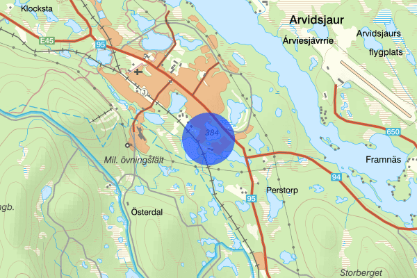 Järnvägsgatan 12 januari 20.06, Trafikkontroll, Arvidsjaur