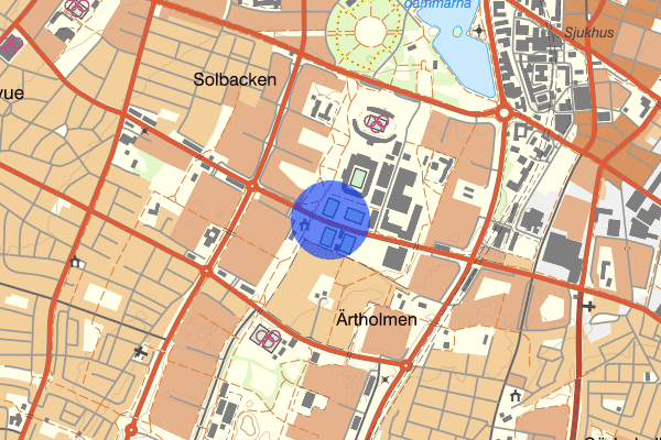 Stadiongatan 13 januari 14.58, Trafikolycka, Malmö