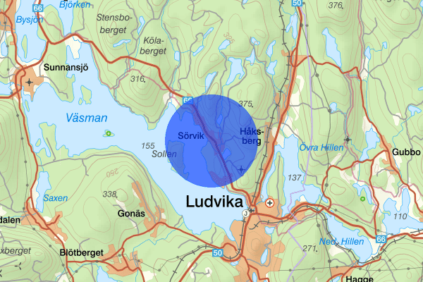 Sörvik 13 januari 17.17, Trafikolycka, Ludvika