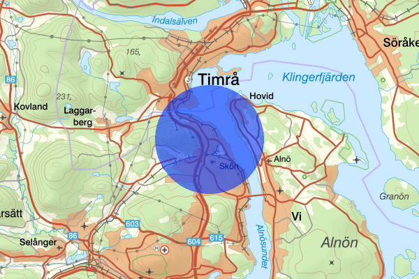 Sundsbruk 13 januari 20.11, Trafikkontroll, Sundsvall
