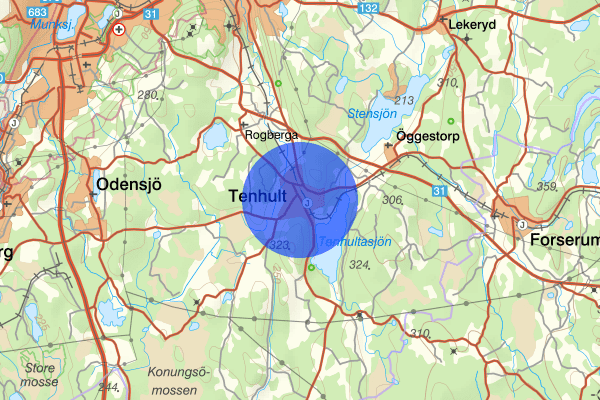 Tenhult 14 januari 07.58, Trafikolycka, Jönköping