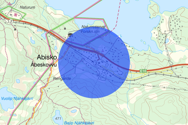 Abisko Östra 14 januari 11.09, Polisinsats/kommendering, Norrbottens län