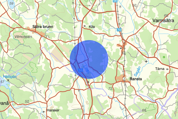 Kivsta 14 januari 11.23, Trafikolycka, Sala