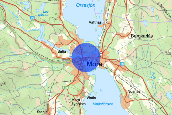 Österdalälven 14 januari 12.52, Brand, Mora