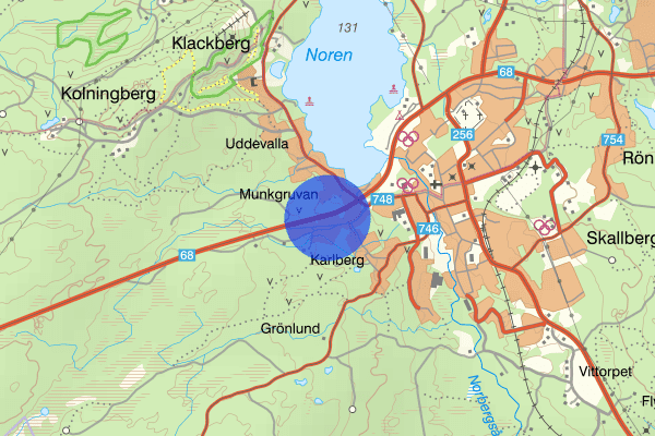 Fagerstavägen 14 januari 16.48, Trafikolycka, Norberg