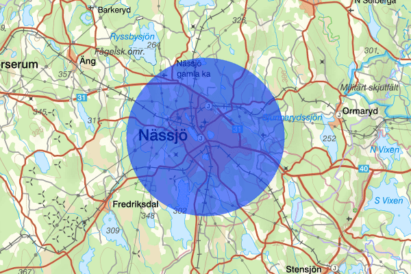Nässjö 15 januari 15.45, Trafikolycka, Nässjö