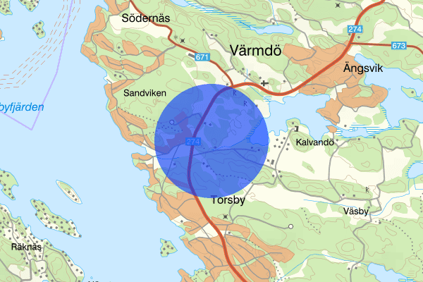 Värmdövägen 16 januari 00.08, Rattfylleri, Värmdö