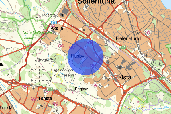 Husby 16 januari 13.00, Brand, Stockholm