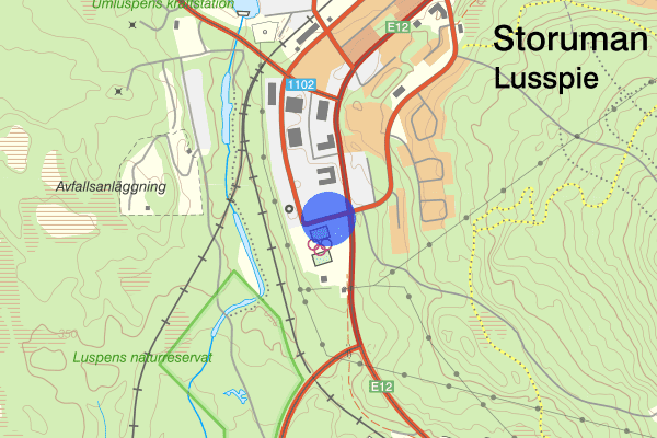 Idrottsgatan 16 januari 14.42, Trafikolycka, Storuman