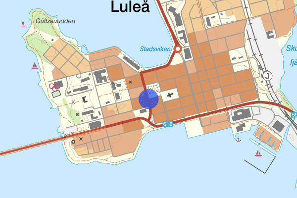 Rådstugatan 16 januari 16.07, Trafikolycka, smitning från, Luleå