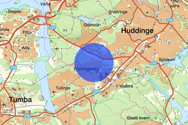 Kästa 16 januari 20.20, Olaga hot, Huddinge