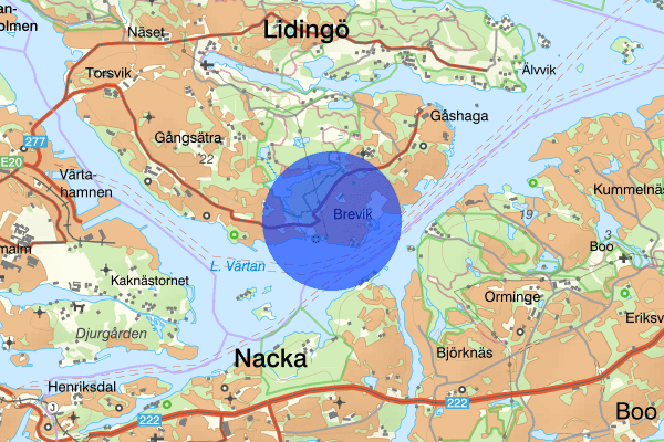Högberga 16 januari 20.23, Brand, Lidingö