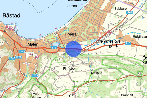 Hallandsvägen 17 januari 06.18, Rattfylleri, Båstad