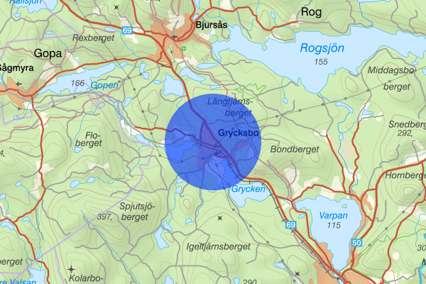 Grycksbo 17 januari 13.45, Trafikolycka, Falun