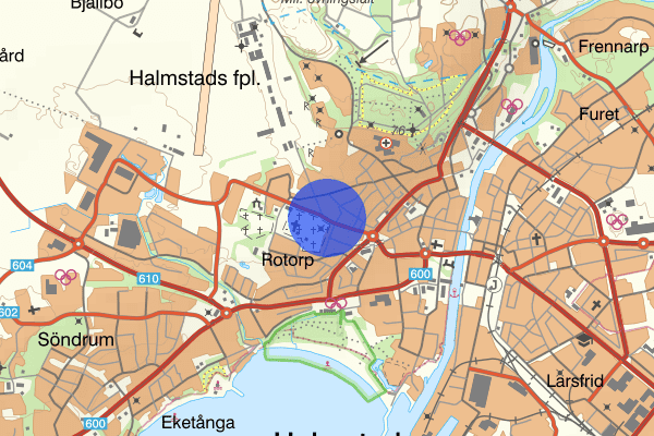 Karlsrovägen 17 januari 17.04, Trafikolycka, Halmstad
