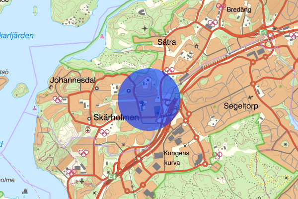 Skärholmen 17 januari 16.37, Larm Överfall, Stockholm