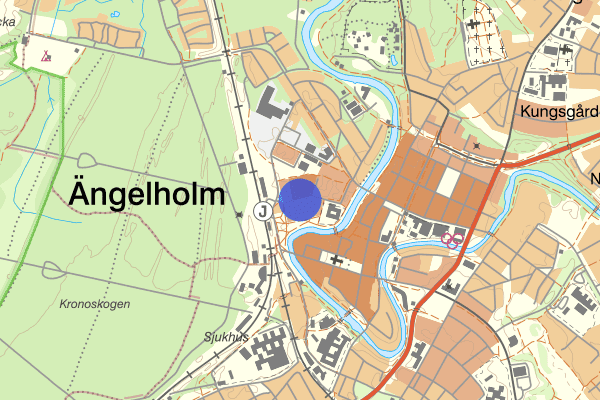 Sockerbruksgatan 18 januari 02.22, Brand, Ängelholm