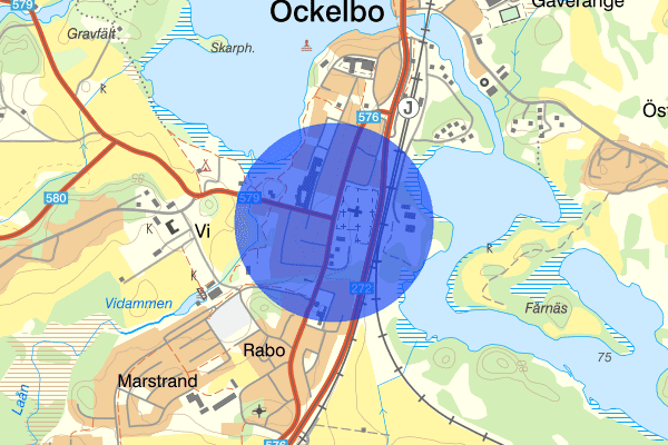 Södra Åsgatan 19 januari 09.15, Trafikkontroll, Ockelbo