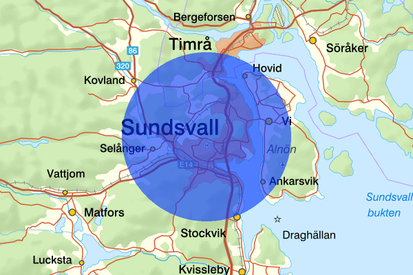 Sundsvall 19 januari 10.00, Trafikkontroll, Sundsvall