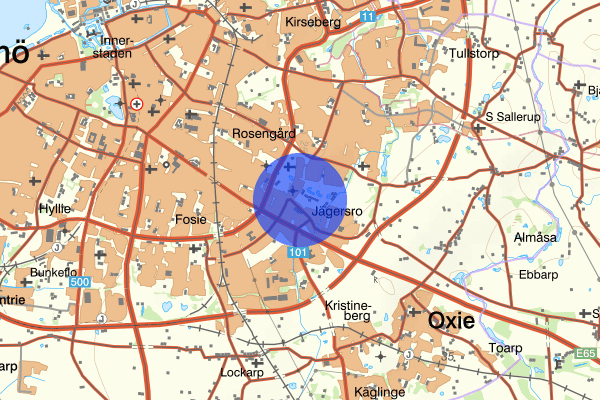 Jägersro 19 januari 22.42, Inbrott, försök, Malmö