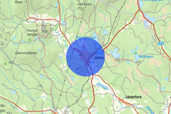 Järbo 20 januari 11.13, Brand, Sandviken