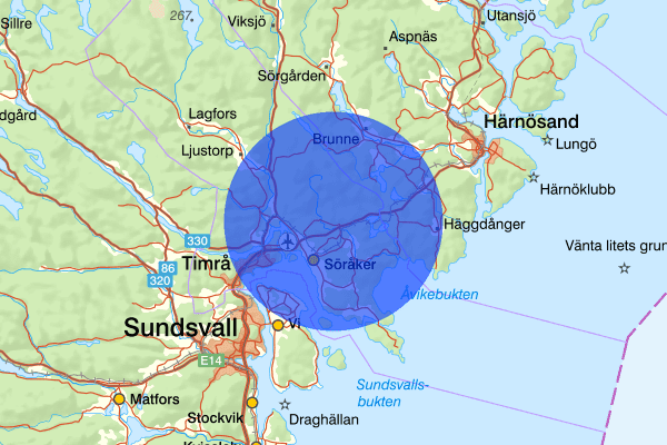 Hässjö distrikt 21 januari 17.37, Trafikolycka, Timrå