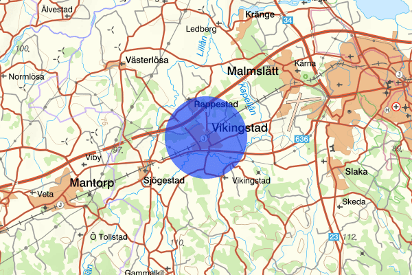 Vikingstad 22 januari 09.38, Trafikolycka, Linköping