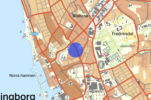 Kopparmöllegatan 22 januari 16.20, Trafikolycka, Helsingborg