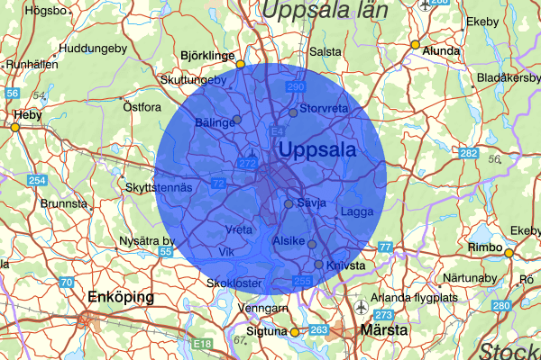 Uppsala 23 januari 11.16, Rattfylleri, Uppsala