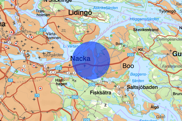 Skuru 23 januari 17.59, Rattfylleri, Nacka