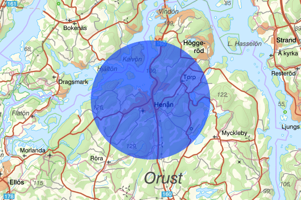 Henån 24 januari 12.35, Rån, Orust