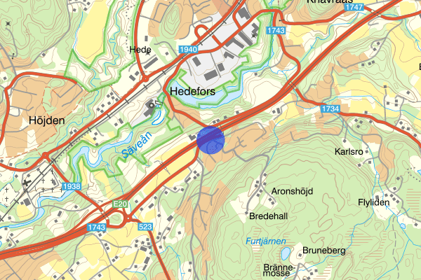 Hedeforsvägen 24 januari 14.17, Trafikolycka, Lerum